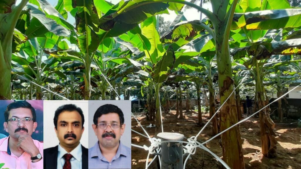 The Portable Agriculture Network System developed by Professors Sunil Kumar, M B Santhosh Kumar & B Kannan of CUSAT.