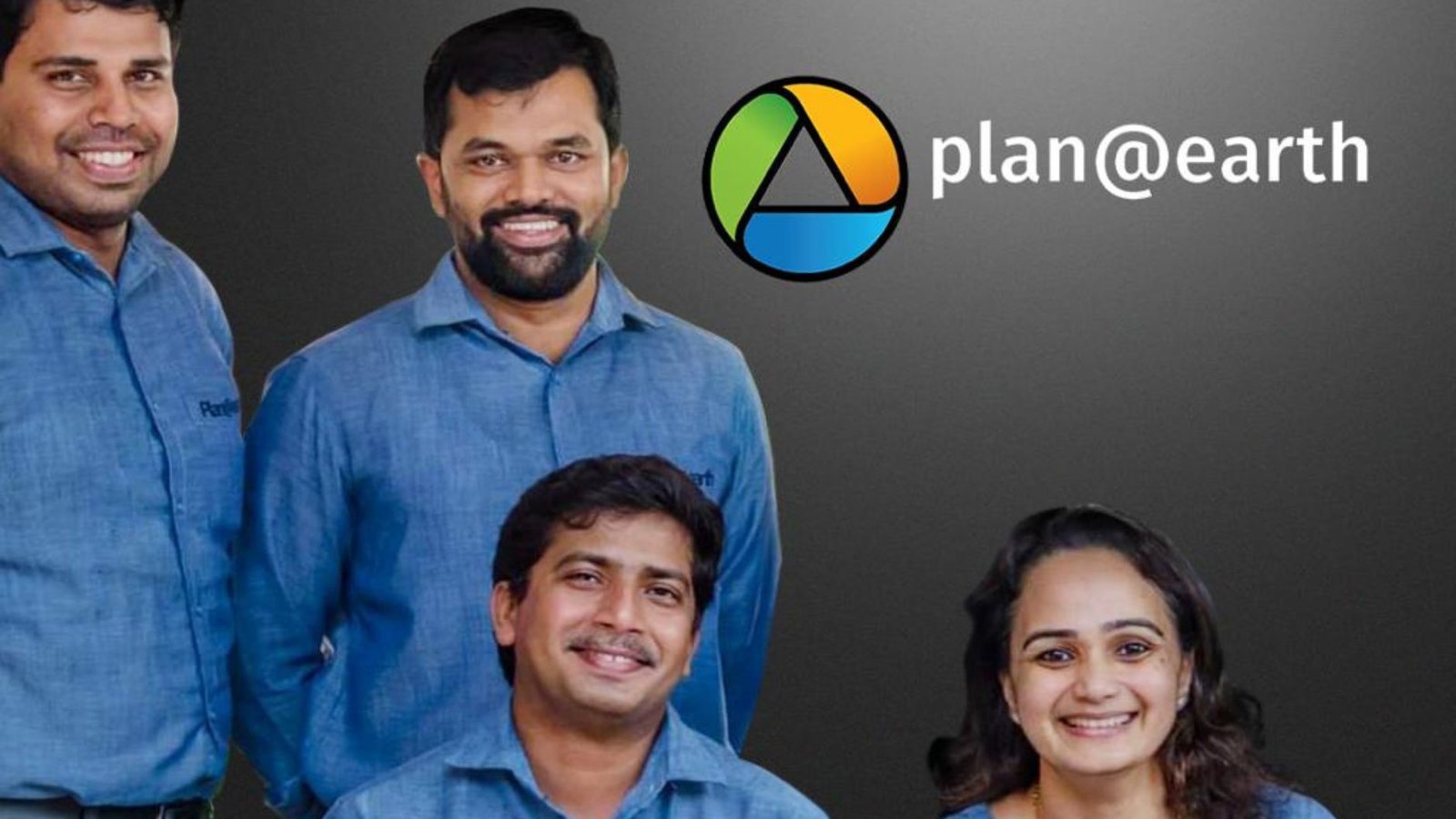 The four-member team of plan@earth