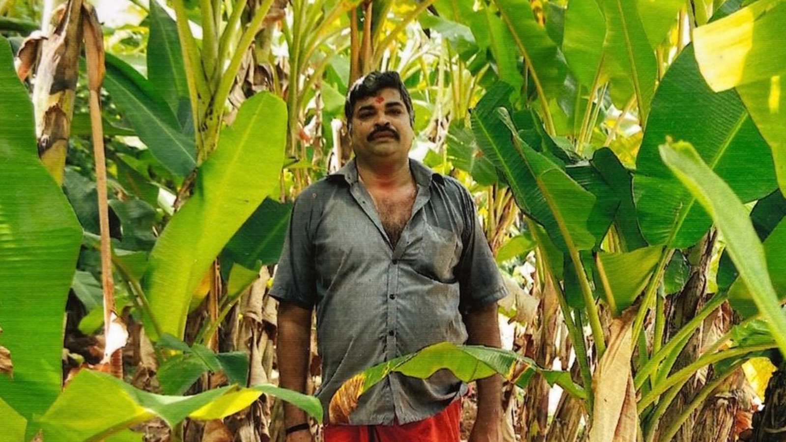 Anil Kumar B at his farm