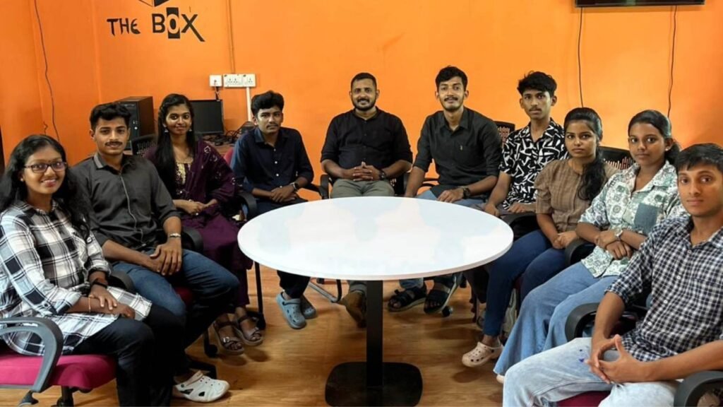 The team of St Thomas College in Ranni, Kerala that developed Tuterra.